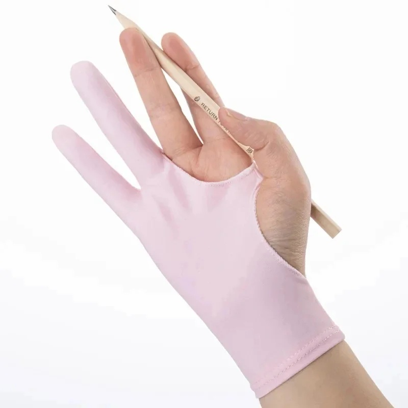 1/4pcs Anti-Fouling Two-Finger - огляд і ціна Drawing Glove Artist